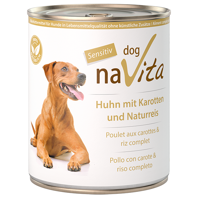 Huhn mit Karotten & Naturreis Sensitiv 800g